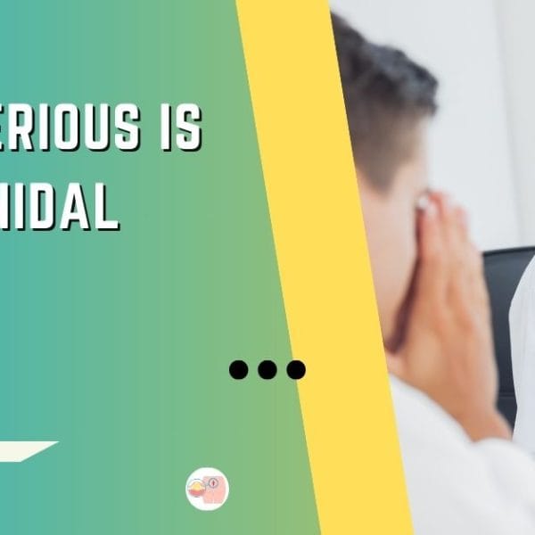 An educational slide from Dr. Rajarshi Mitra, Specialist Laparoscopic Surgeon & Proctologist in Abu Dhabi, presenting a consultation scenario. The slide is titled 'How serious is a Pilonidal Sinus?' and features an image of a concerned male patient covering his face with hands while a female medical professional with a stethoscope around her neck is speaking to him, possibly explaining the condition. The color scheme includes a teal background with a yellow accent stripe, and the business logo is visible in the corner.